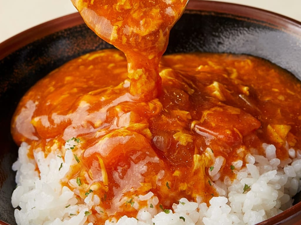 丸亀製麺　トマたまカレーライス