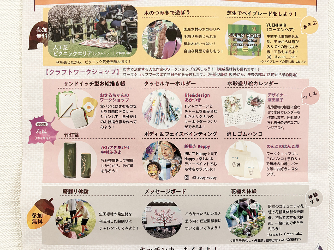 えきまえ遊園パークの裏面詳細2025秋