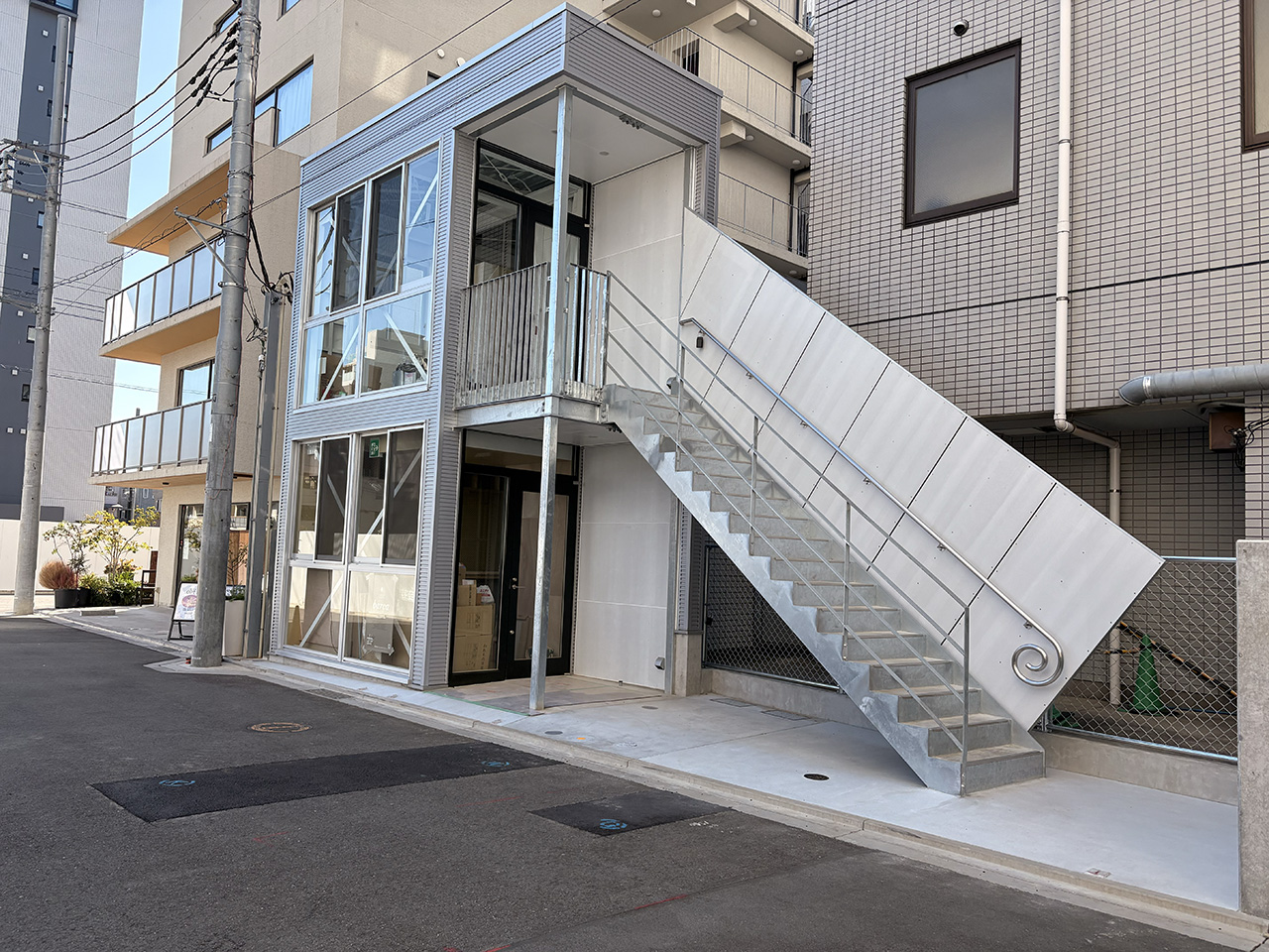 コーヒーショップbarcaの外観（開業前）