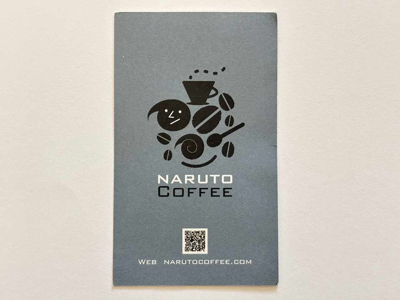 姉妹店狛江のNARUTOCOFFEEのショップカード