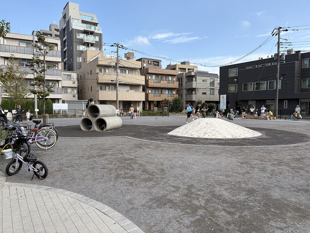 登戸３号街区公園の様子