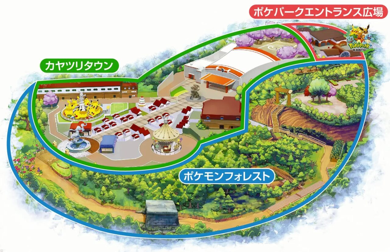 ポケパーク カントー完成イメージ 2026年2月オープン