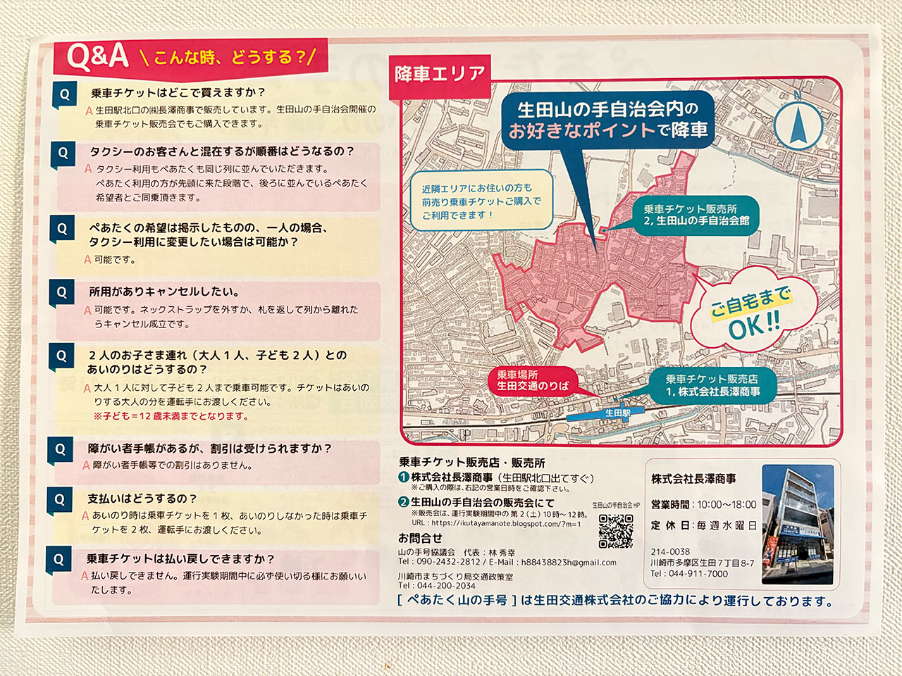 ぺあたく山の手号第３弾裏面