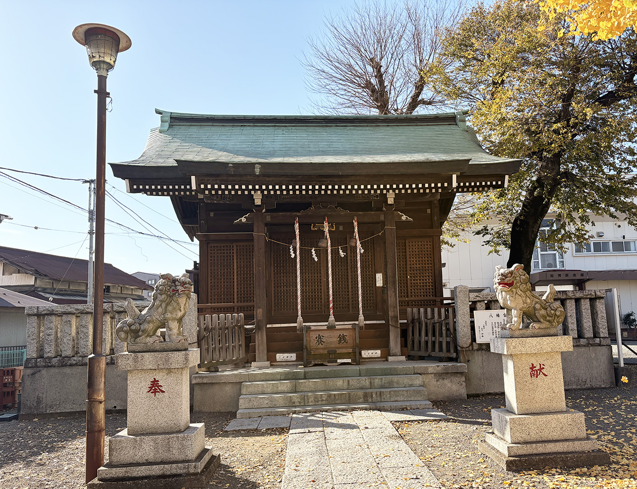 宿河原八幡宮の全景