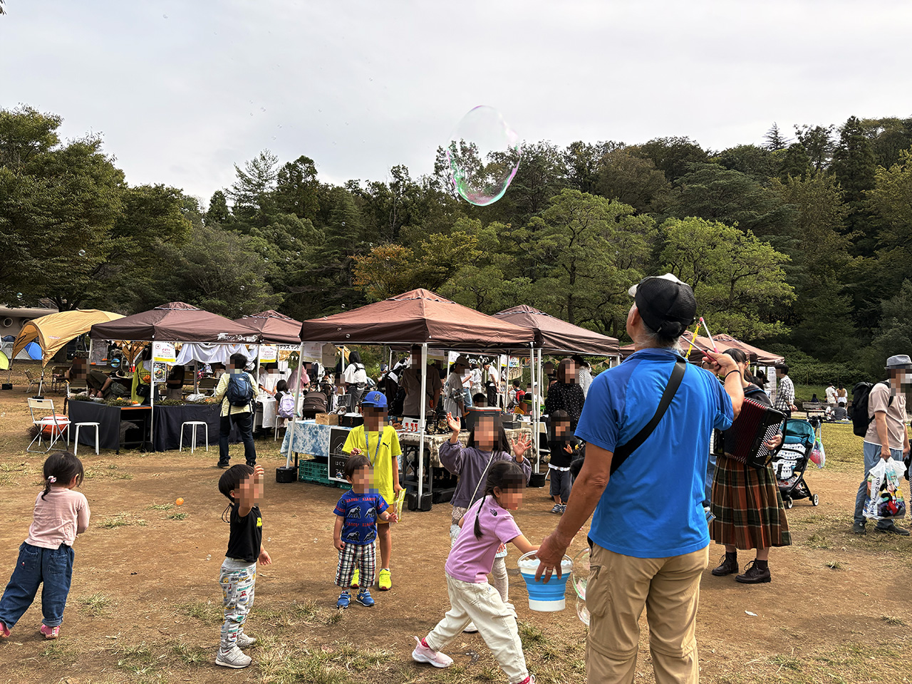 ピクたまフェスでのシャボン玉