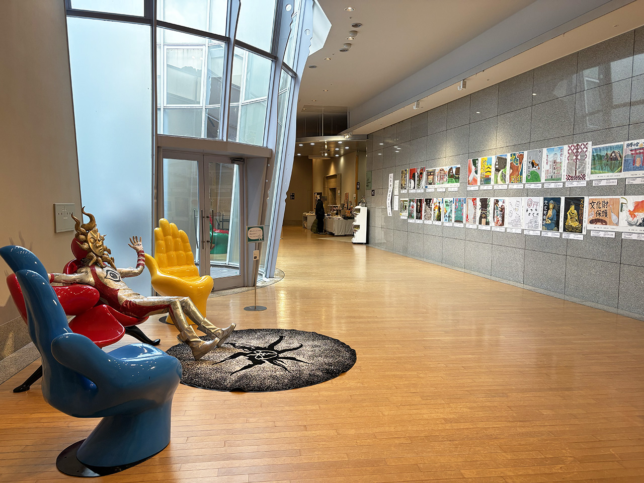 令和7年度文化財保護ポスター展の様子