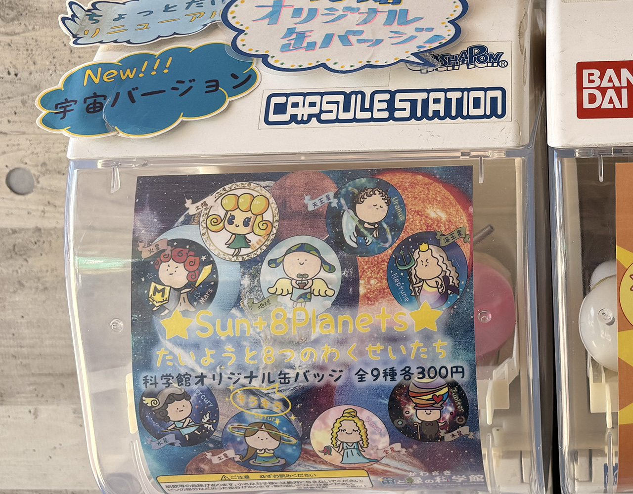 生田緑地の限定缶バッジ