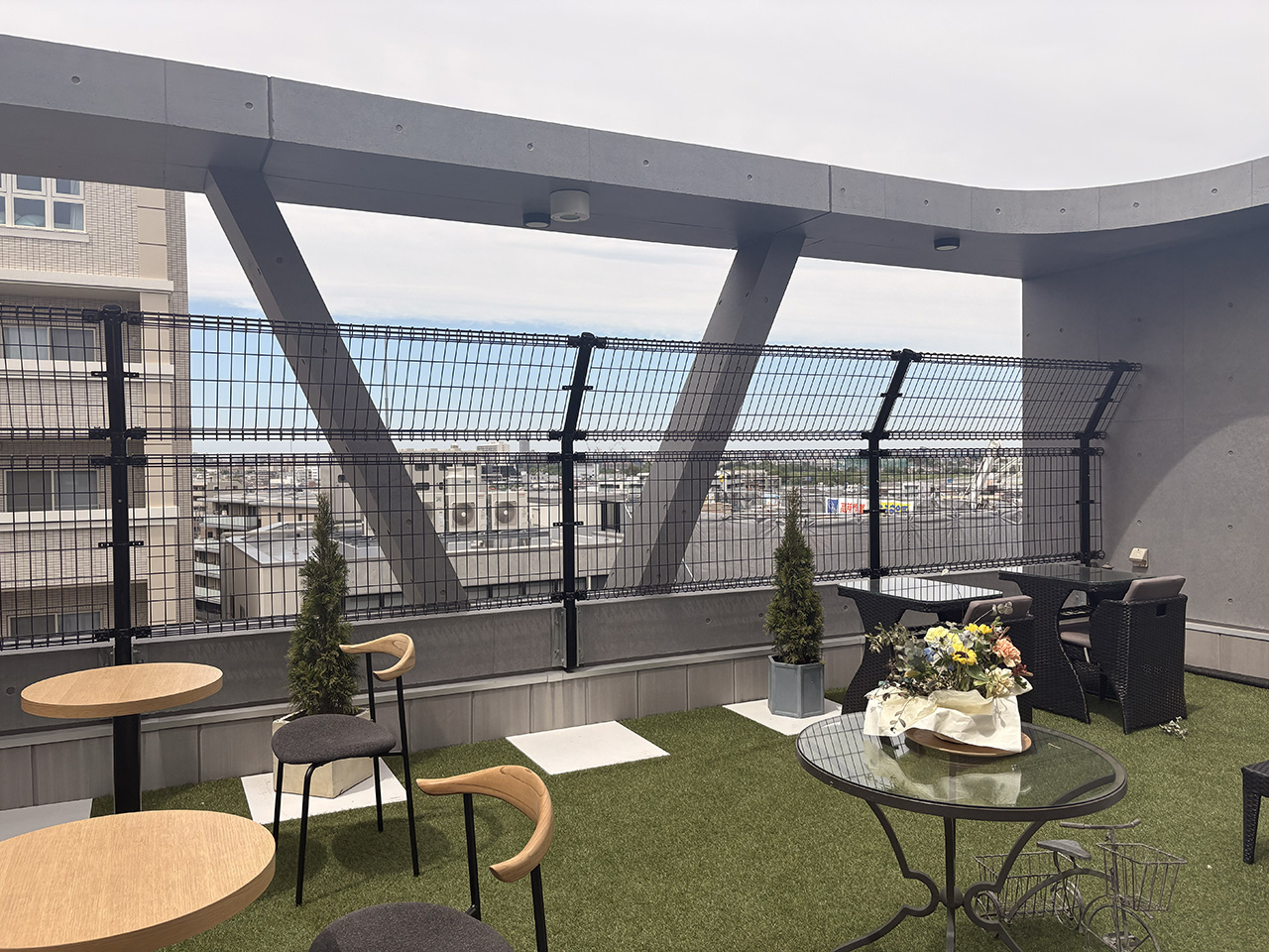 7sky lounge caffeのテラス席