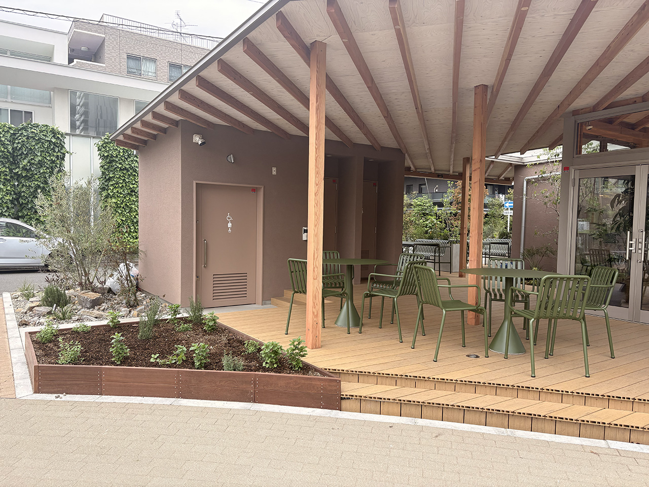 NOBORITO ROOFのテラス席