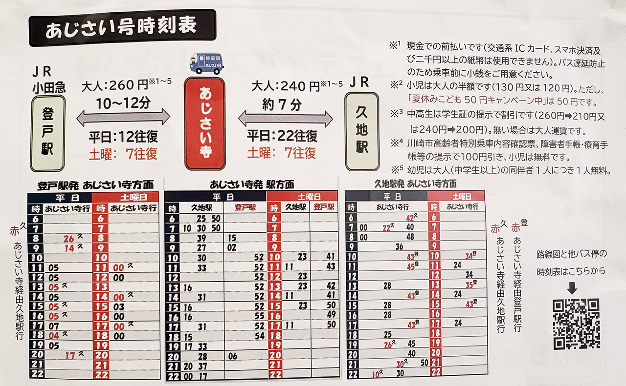 令和８年コミュニティバスあじさい号夏休み子ども50円キャンペーン