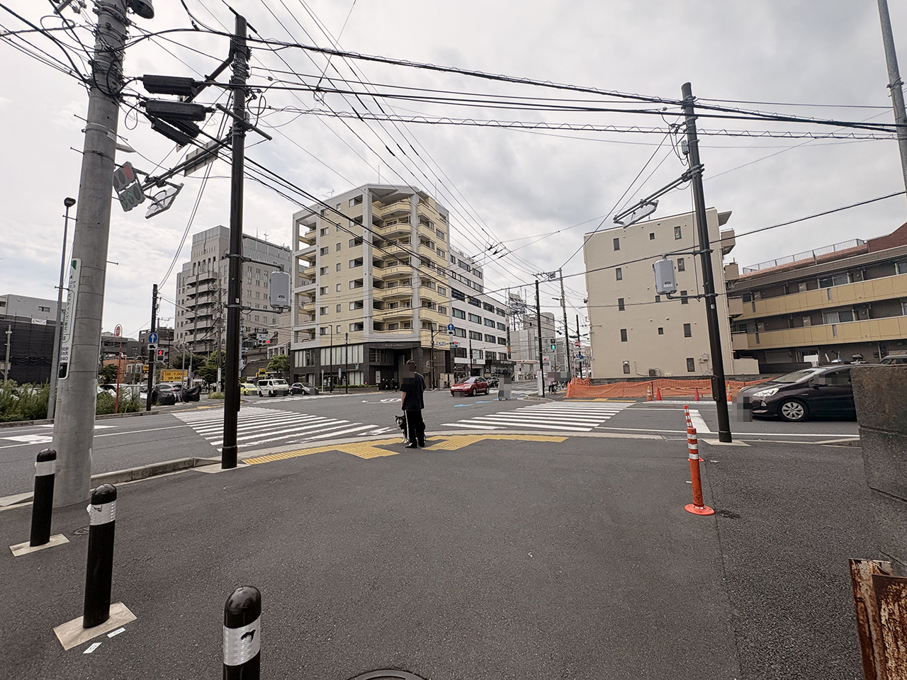 登戸交差点の新学習塾建設予定地