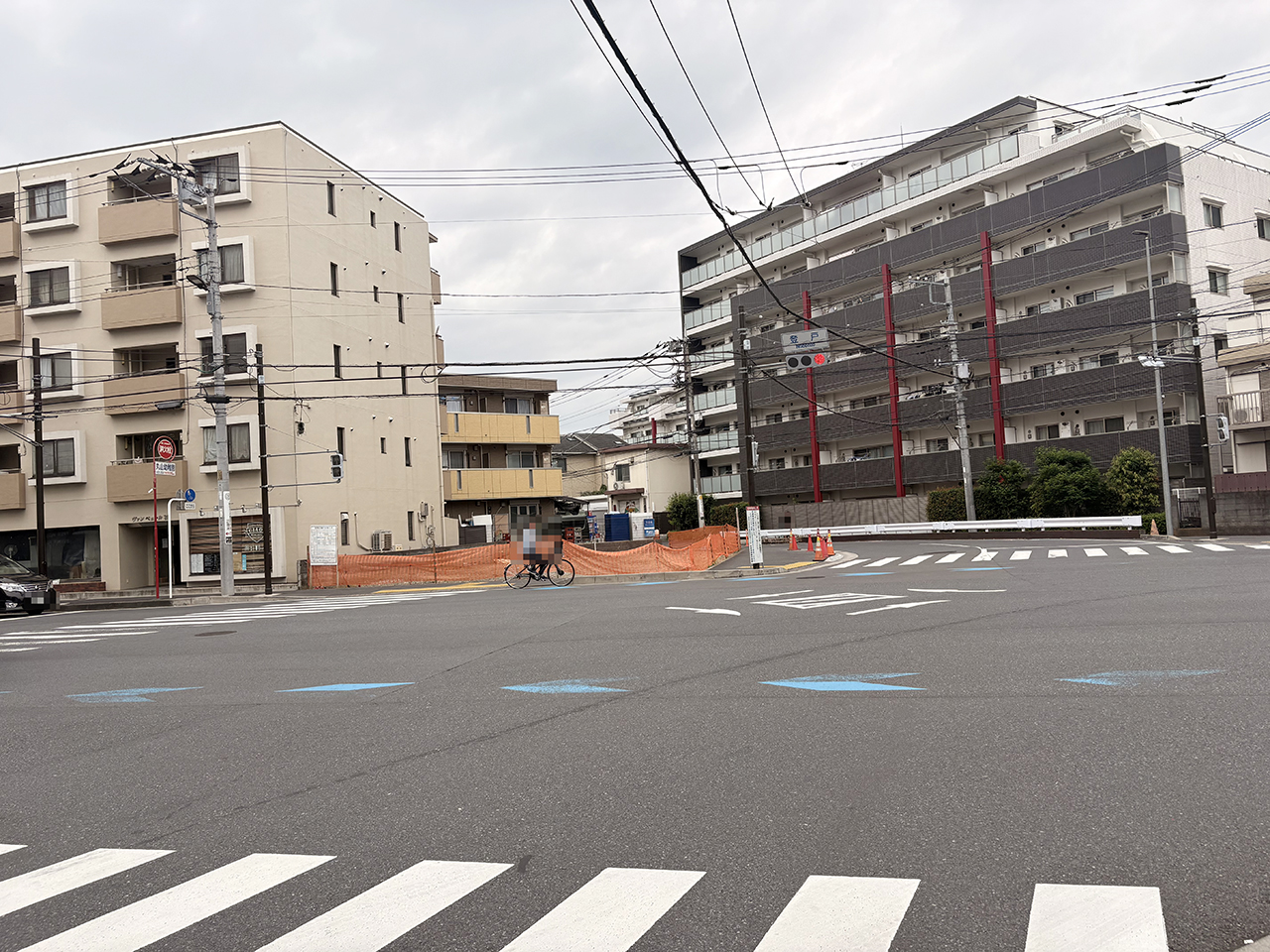 登戸交差点の新学習塾建設予定地