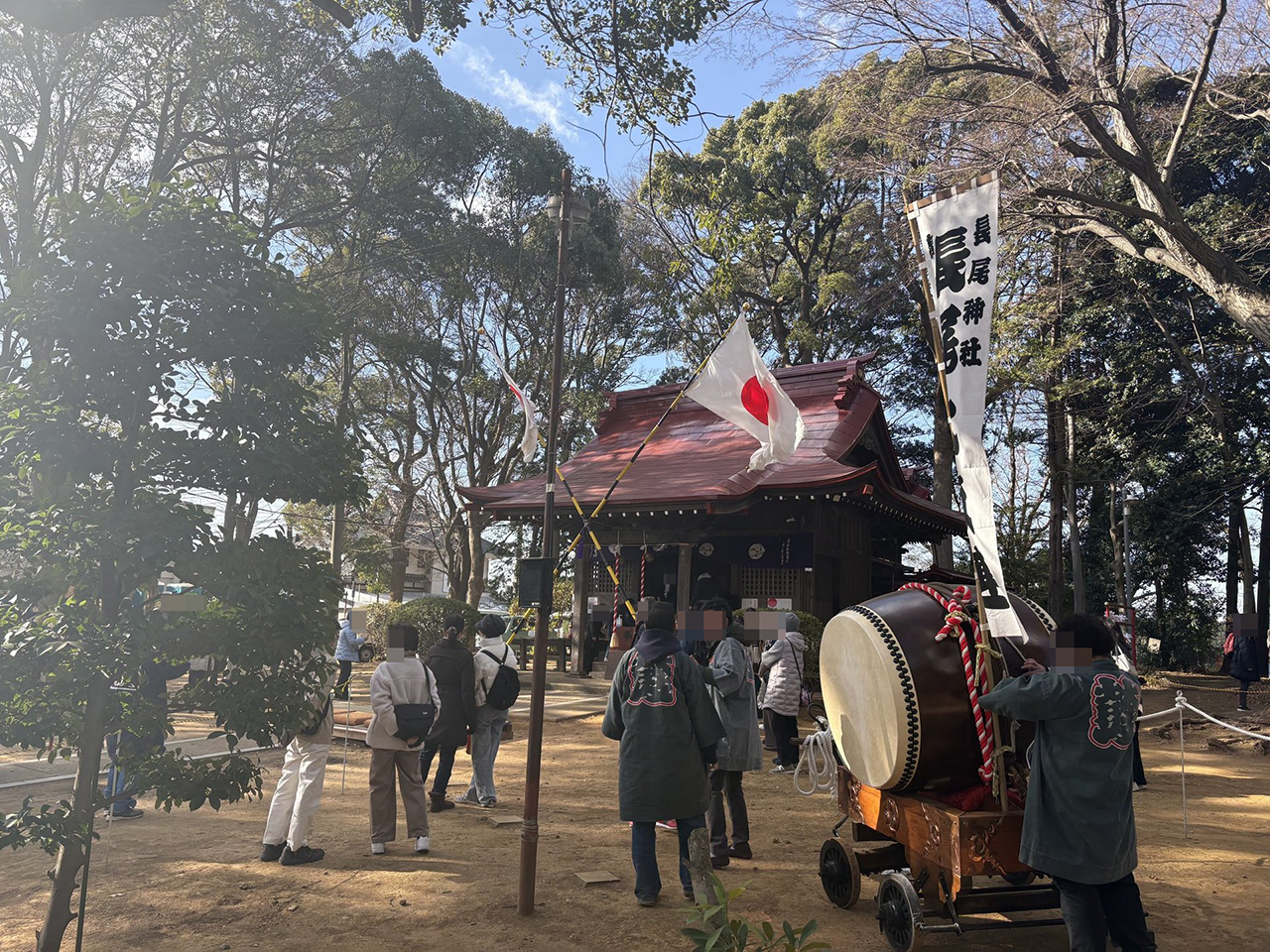長尾神社のマトー祭の様子2026