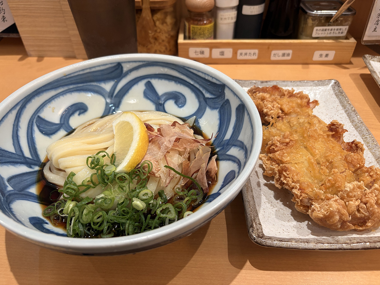 讃岐うどん「宗（むね）」のかしわ天ぶっかけうどん