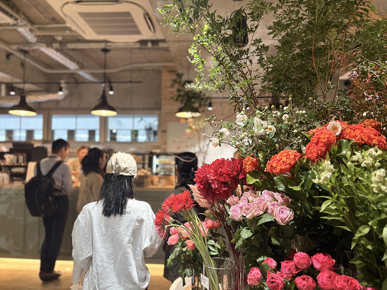 多摩区役所近くのflower toujours cafe