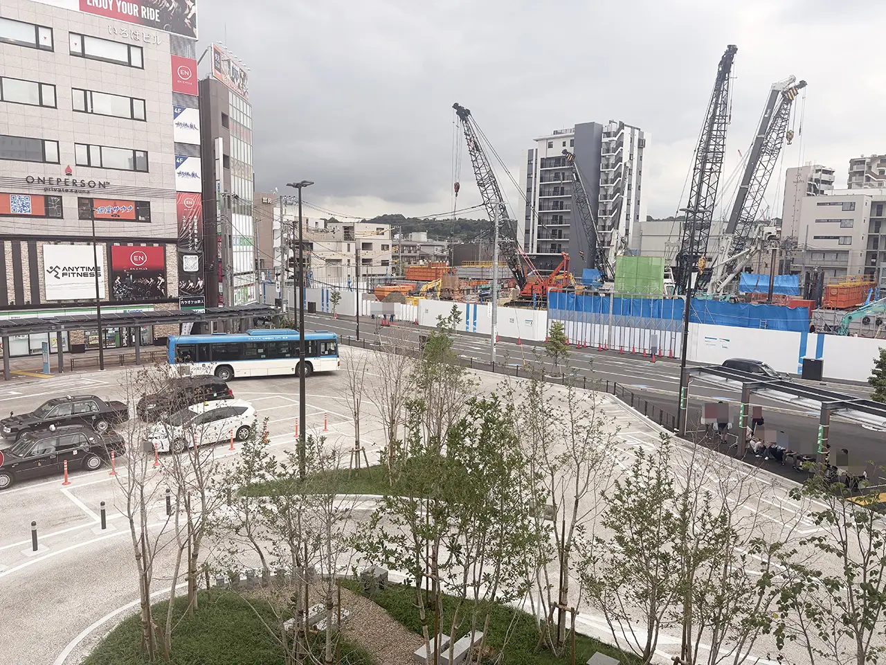 再開発中の登戸駅周辺2026年9月